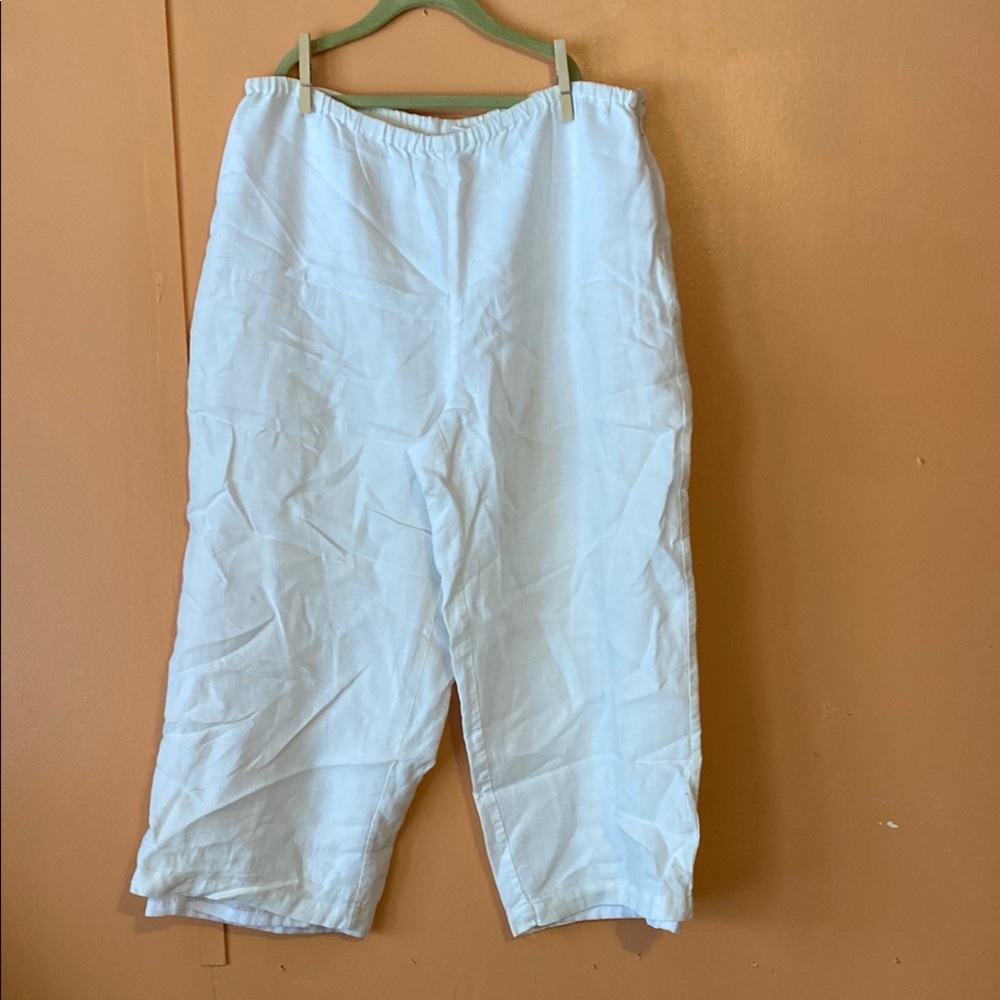 White Linen Pants